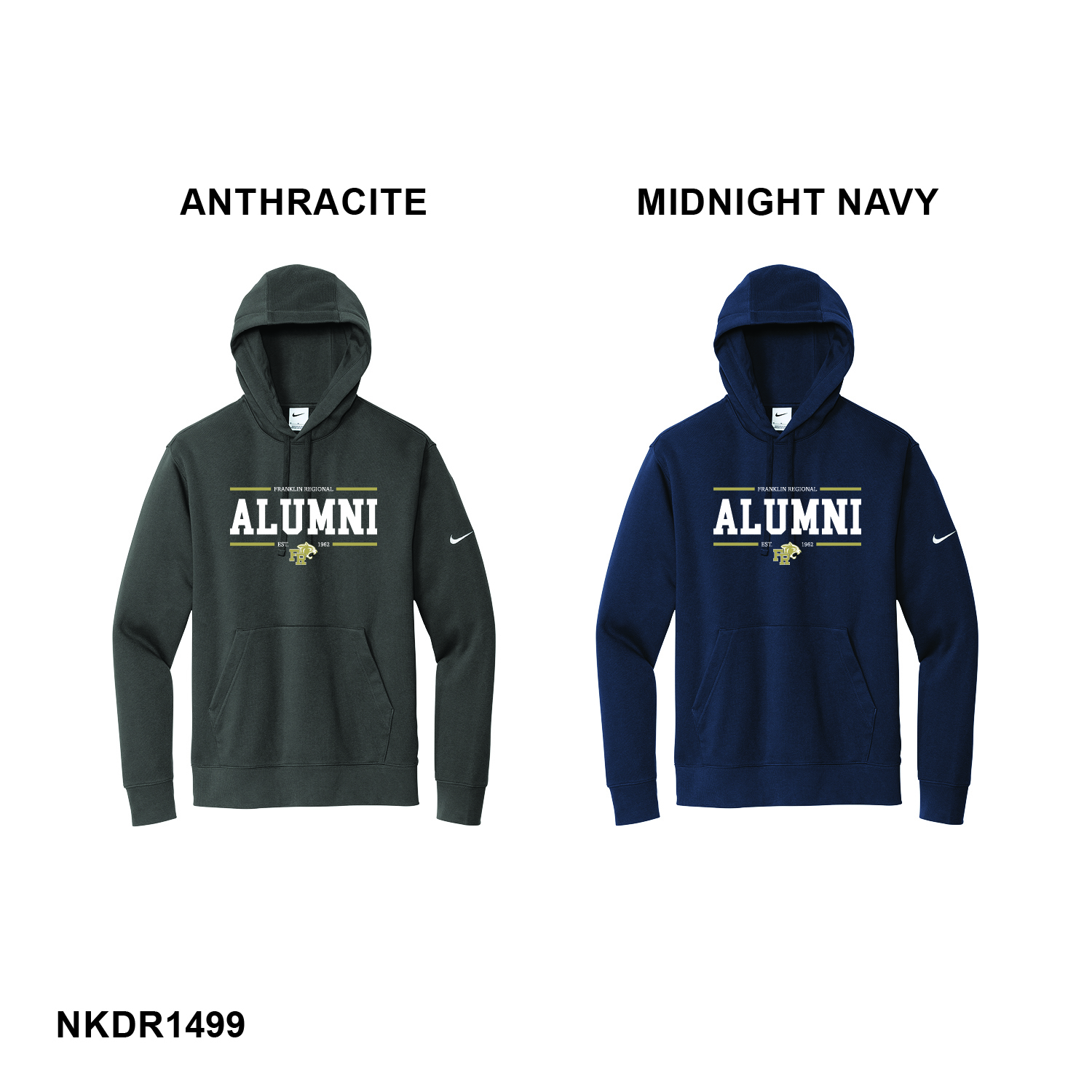 ALUMNI LOGO - Nike Club Fleece Sleeve Swoosh Pullover Hoodie