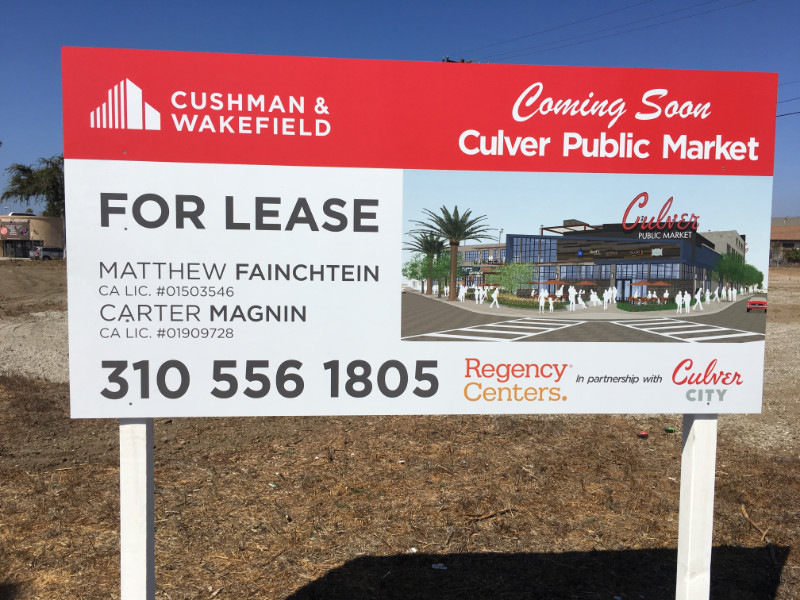 Building Development Coming Soon Signs Los Angeles