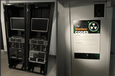 Nuclear Codes exhibit at NCM