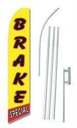 Brake Special Swooper/Feather Flag + Pole + Ground Spike