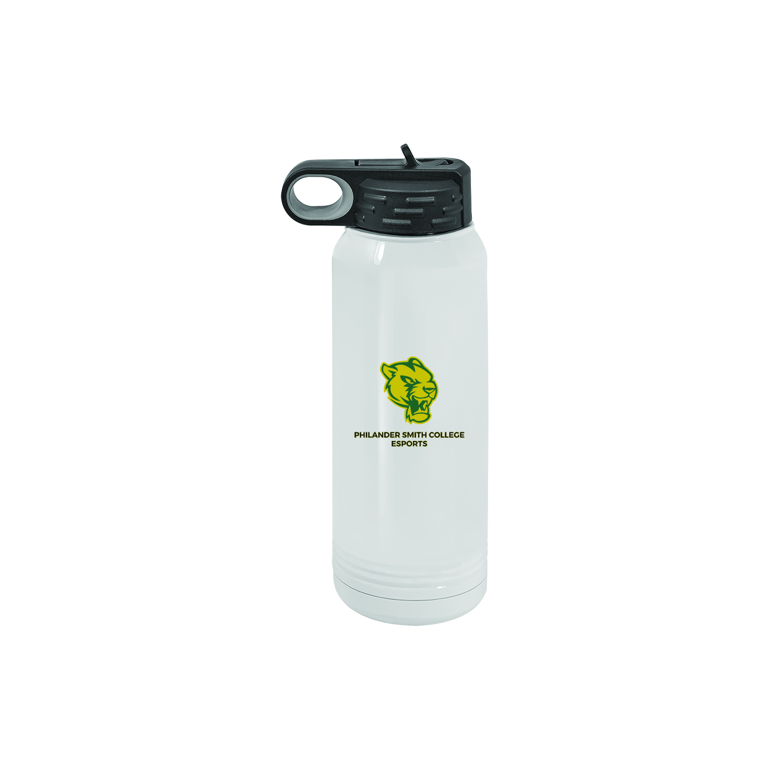 PHILANDER SMITH COLLEGE White 30 oz. Polar Camel Water Bottle