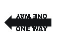One Way Bidirectional Arrow Rectangle