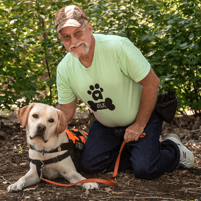 Hearing Dog Team Jeff & Atlas