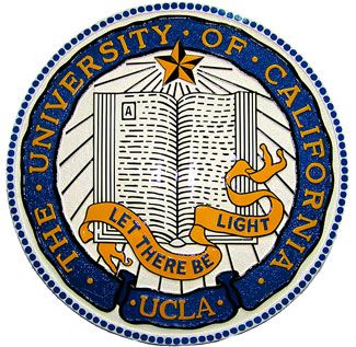 Y34392 - Carved 2.5-D HDU (Flat Relief)  Wall Plaque of the Seal of UCLA