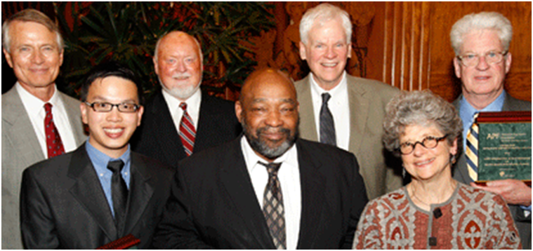 DR. WILLIAM B. LAWSON RECEIVES APF AWARD