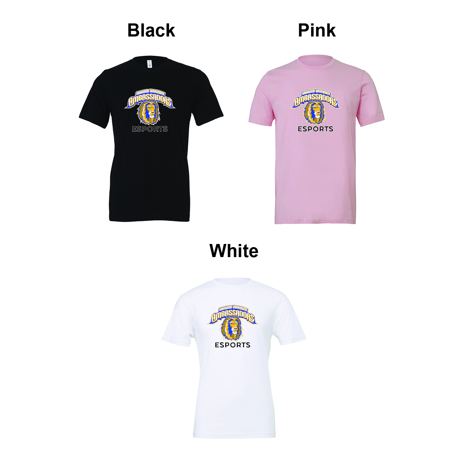 OAKWOOD UNIVERSITY Bella + Canvas Unisex Jersey T-Shirt