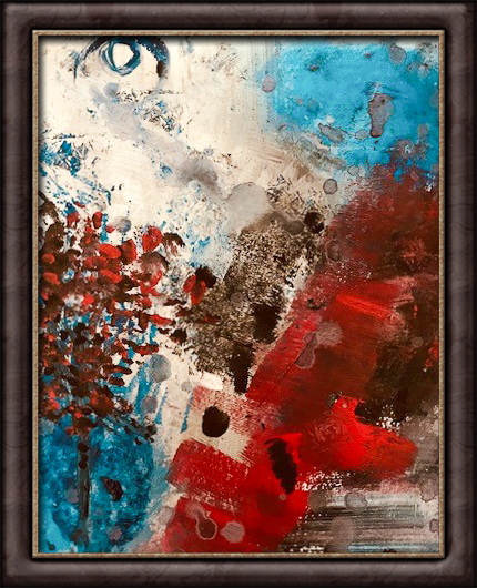 Red/Blue Abstract