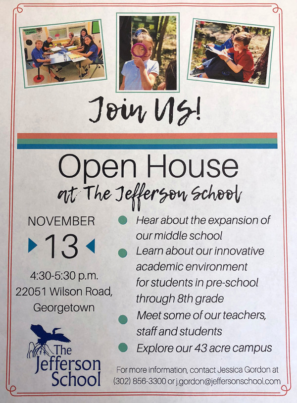 Open House at The Jefferson School