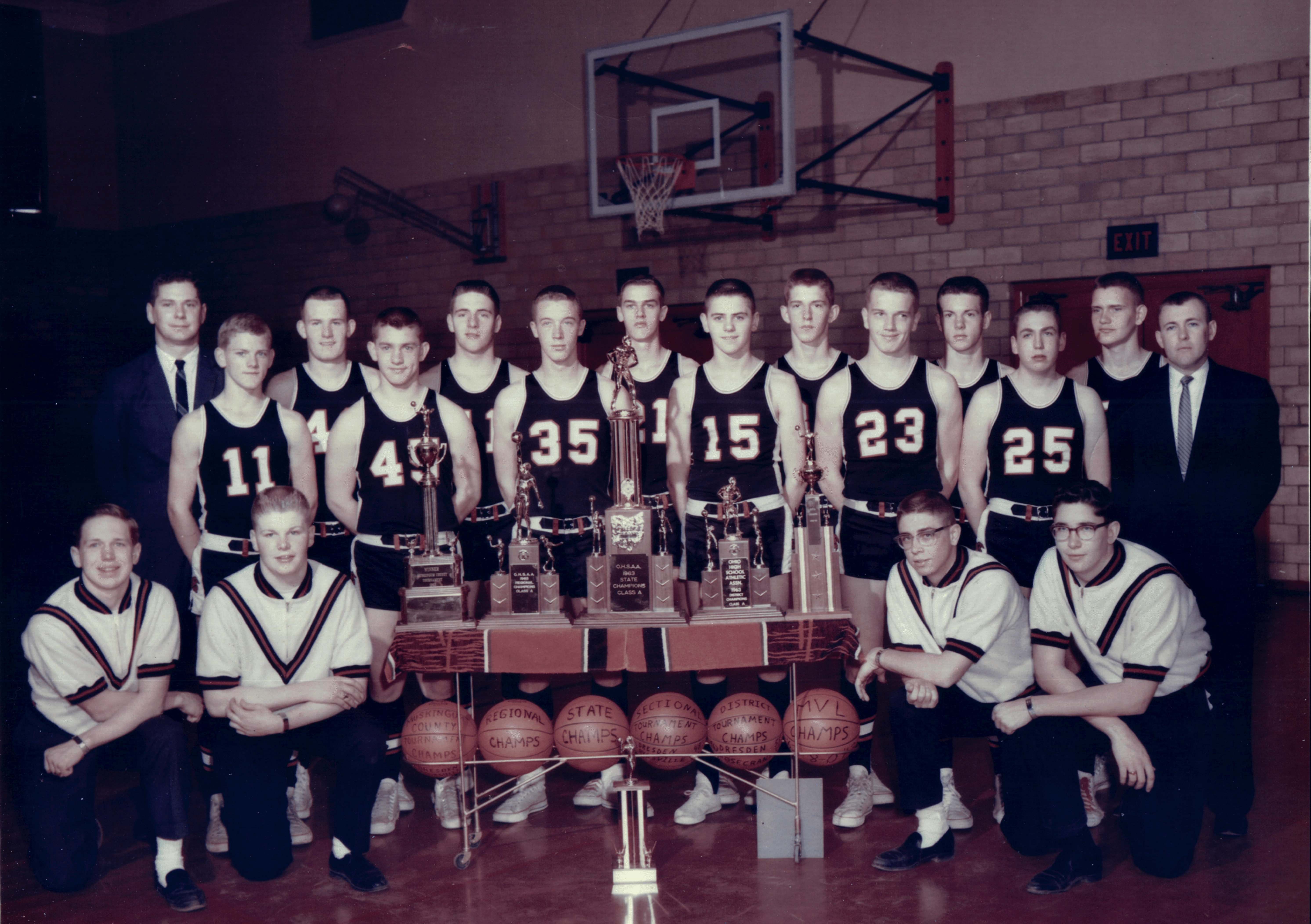 Dresden Jefferson HS 1962-63 State Champions