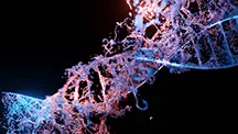 abstract image of dna
