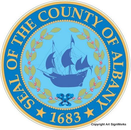 X33303 -  Seal of Albany County, NY.