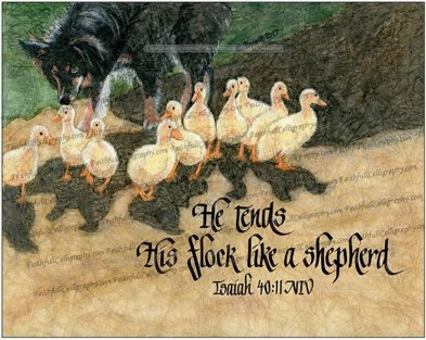 TENDS FLOCK (Isaiah, Encouragement, Faithwalk, Grief/Loss, Service/Ministry)