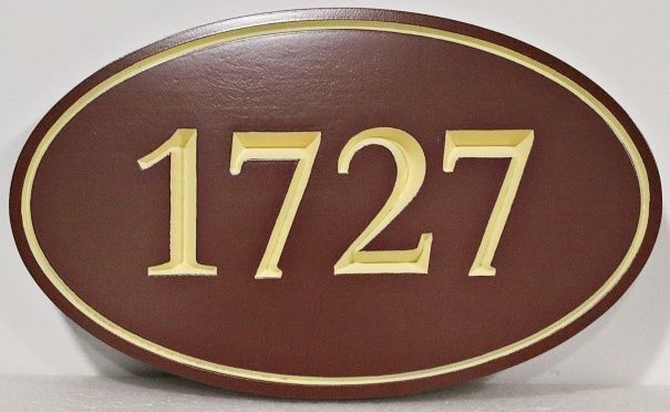 KA20867A - Carved and Sandblasted HDU Unit Number Sign