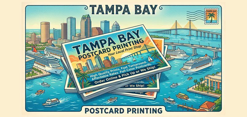 High-speed digital printing press at Bob's Busy Bee Printing in Tampa Bay.