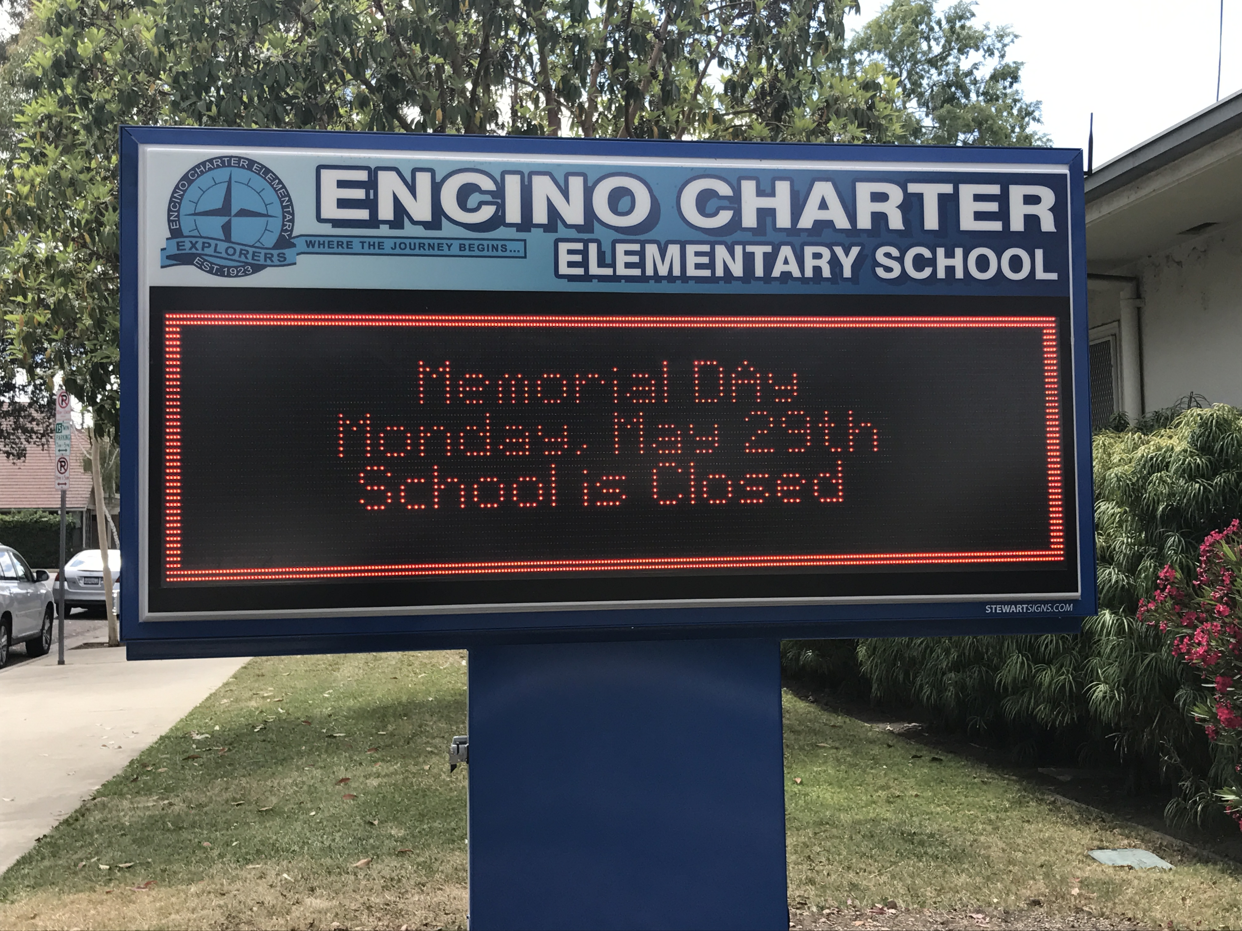 Encino Charter Elementary ETeam Yearlong Fundraisers Birthday Marquee