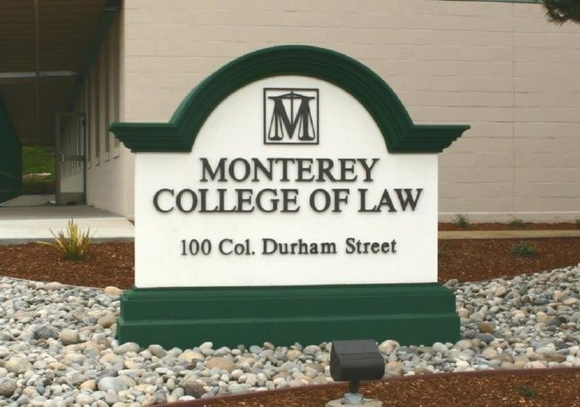 A10157 - College of Law Entrance Sign