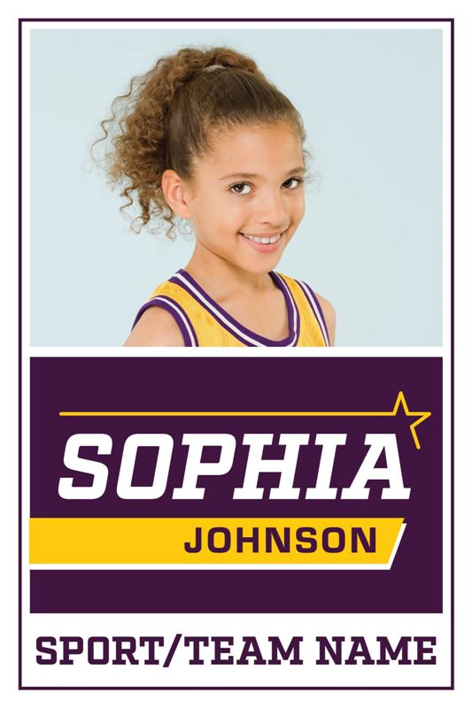 Vertical Banner with Photo: Generic Sports