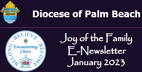 Joy of the Family Newsletter - January