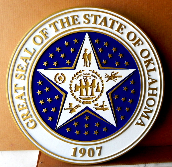 CD9113 - Great Seal of the State of Oklahoma