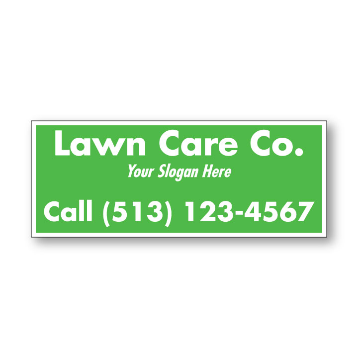 24"x9" Lawn Care Yard Sign (Design 2)