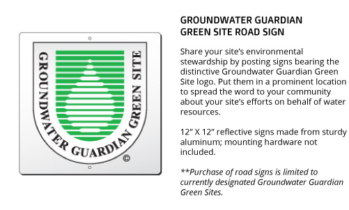 Green Site Road Sign