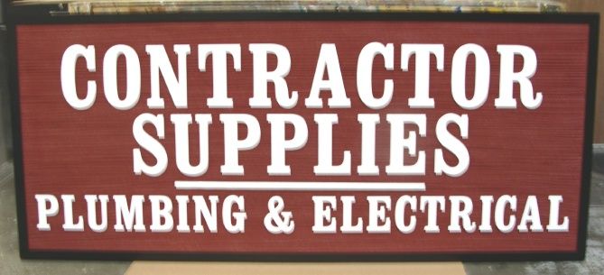 SA28623 - Contractor Supply (Plumbing and Electrical) Sign