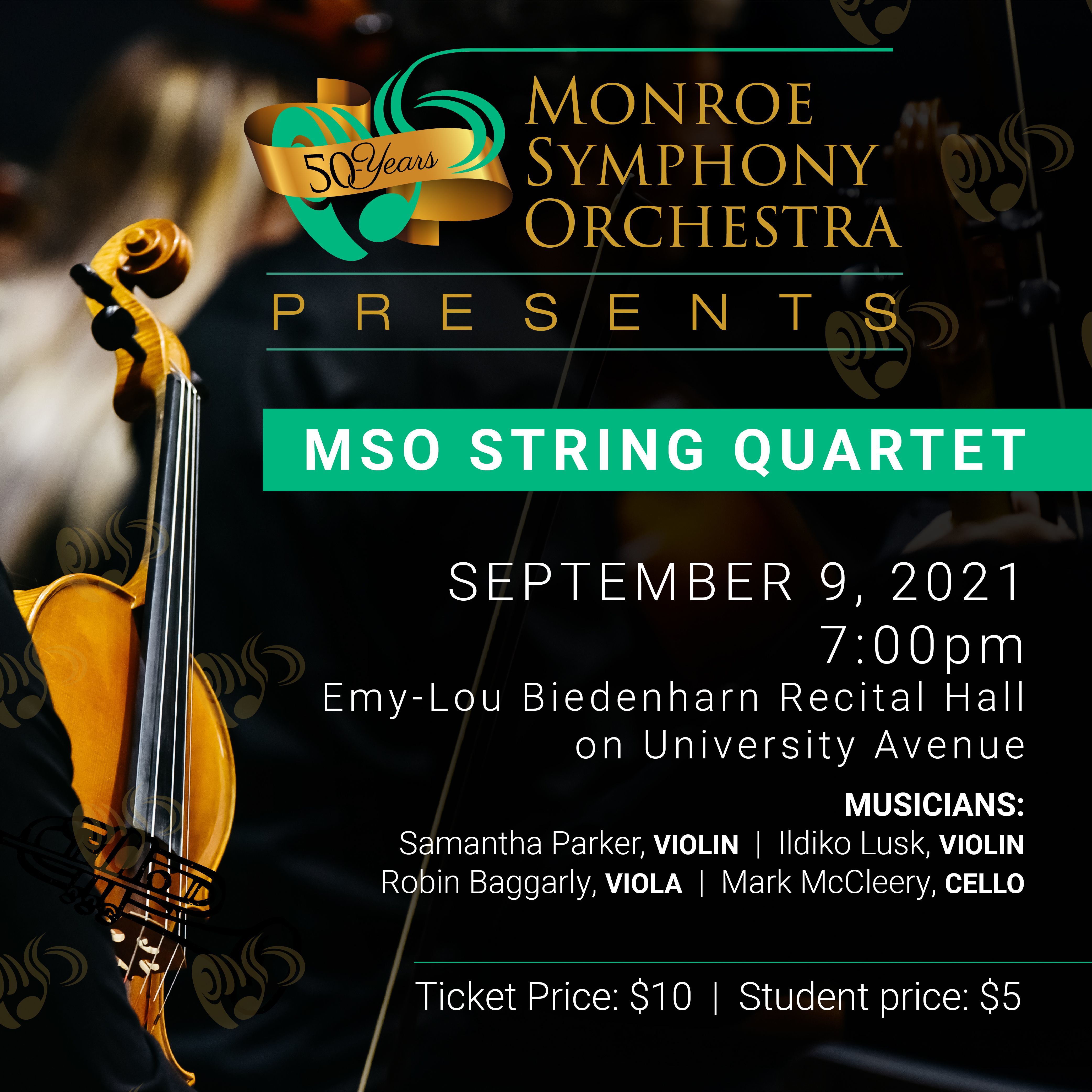MSO Presents: MSO String Quartet