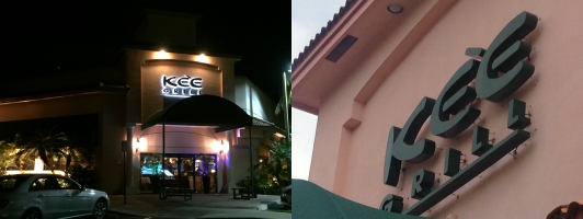 Sign Repair and Sign Maintenance in Boca Raton for Kee Grill Restaurant