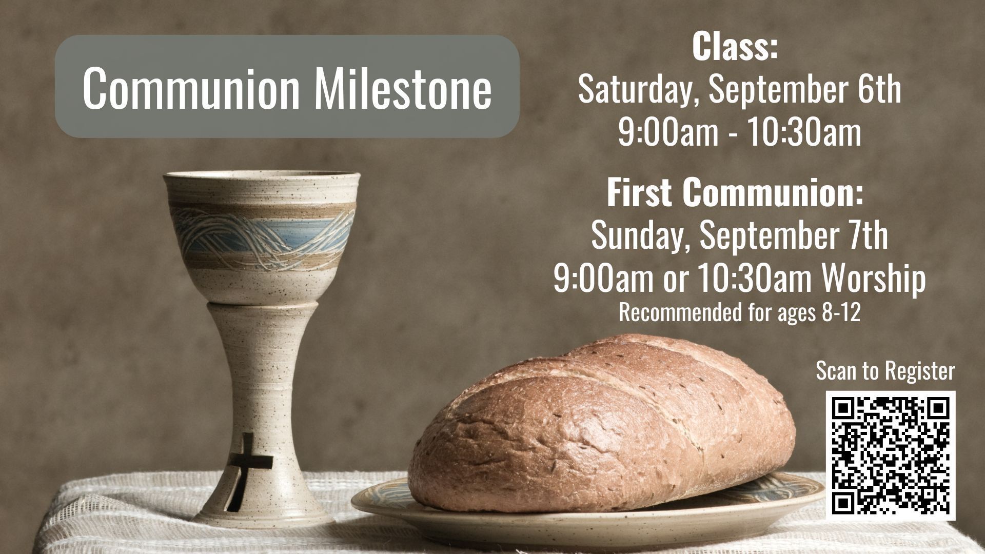 Communion Milestone