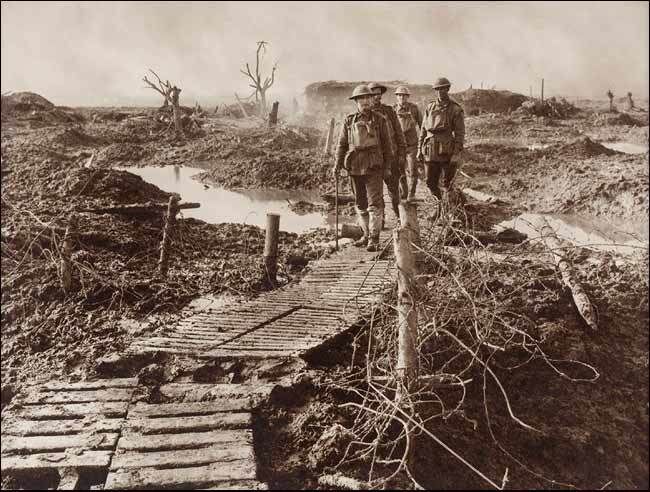 The Completed Duckboard Trench