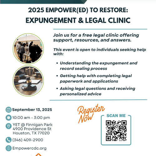 2025 Expungement & Legal Clinic
