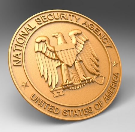 V31143 - National Security Administration (NSA) Seal Carved Wall Plaque