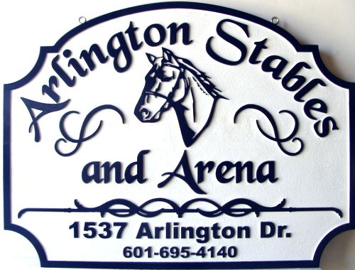 P25084 - Custom Entrance Sign for Stables and Arena