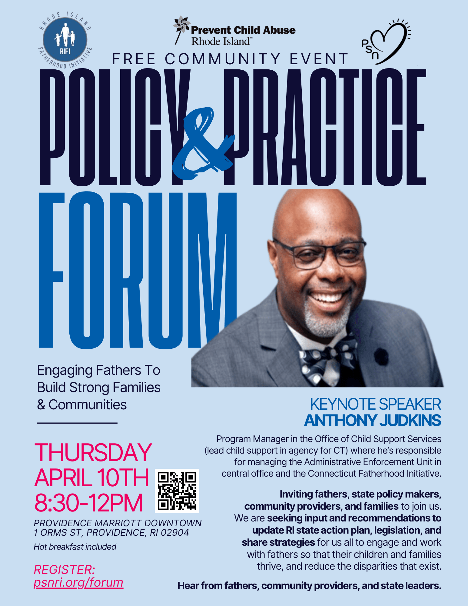 Policy & Practice Forum: Engaging Rhode Island Fathers To Build Strong Families & Communities