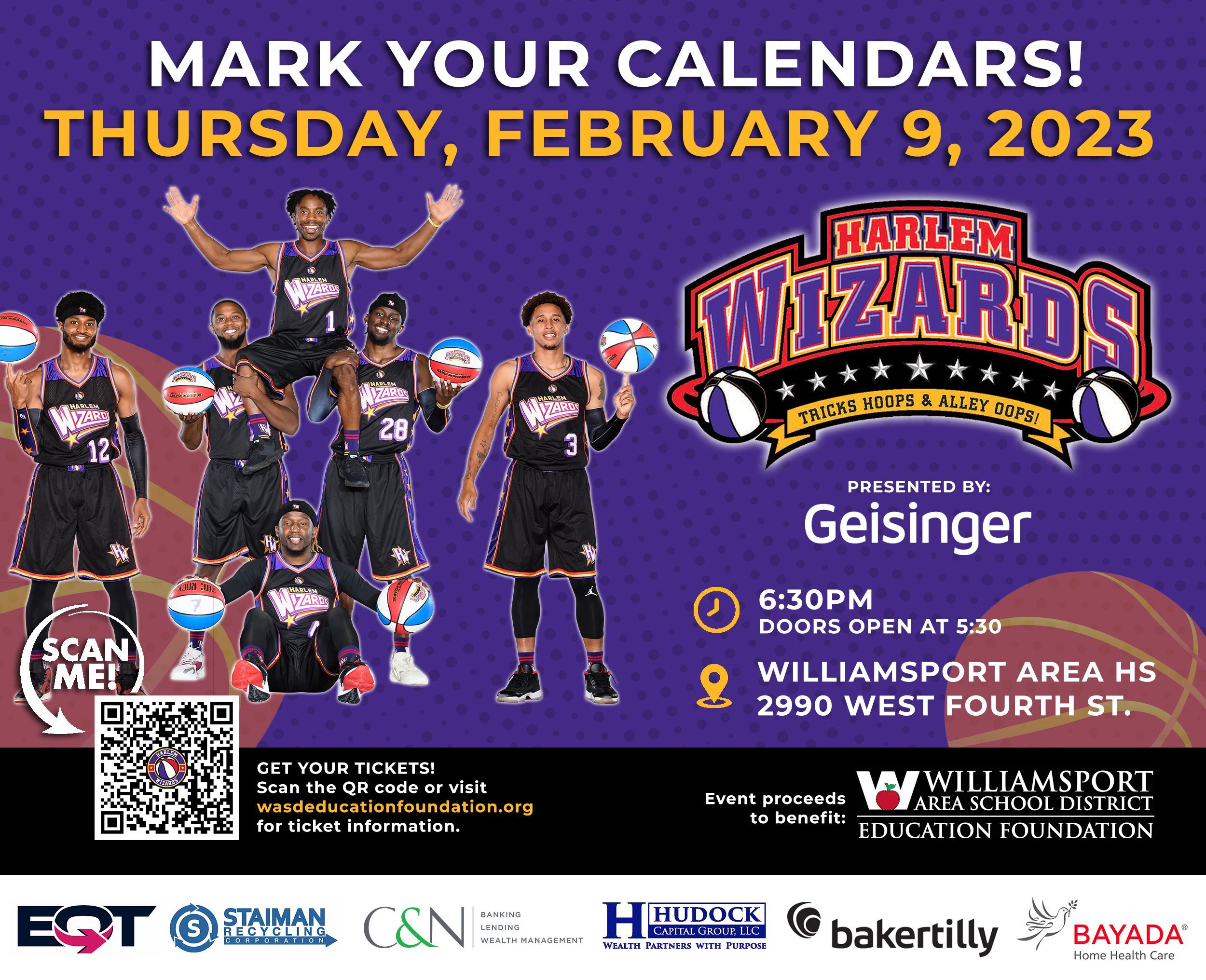 Harlem Wizards to Return to 'The Magic Dome' on Feb. 9; Tickets Now on Sale