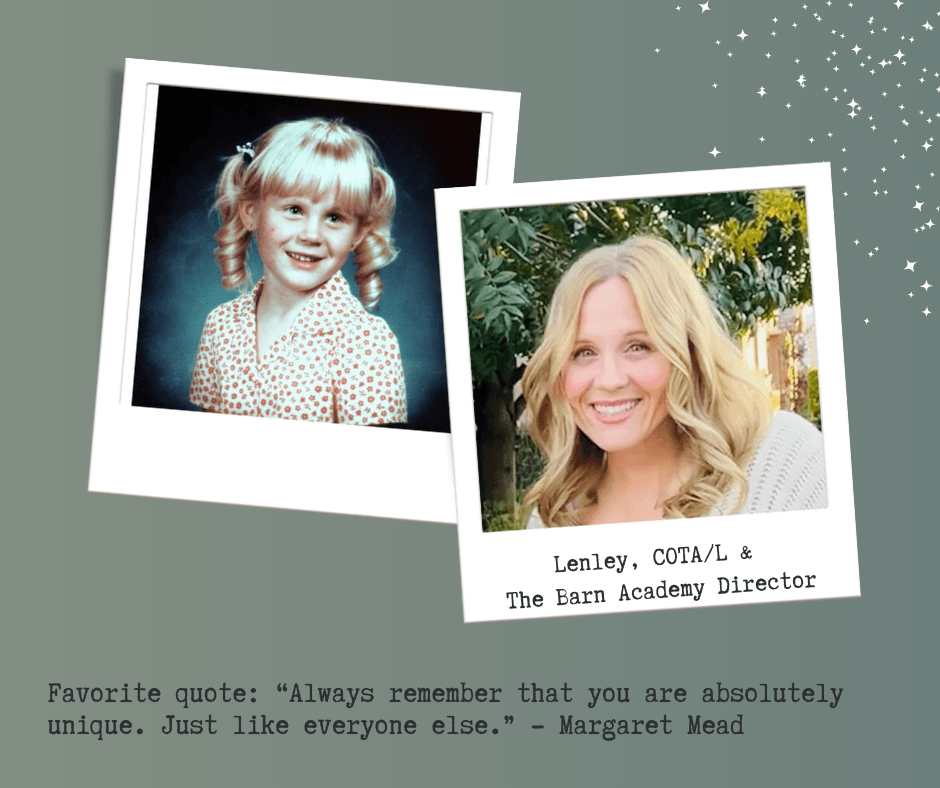 Lenley, COTA/L & The Barn Academy Director