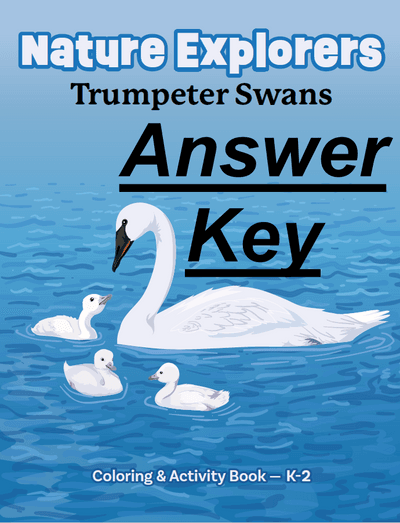 Above: Answer Key- K-2 Nature Explorers