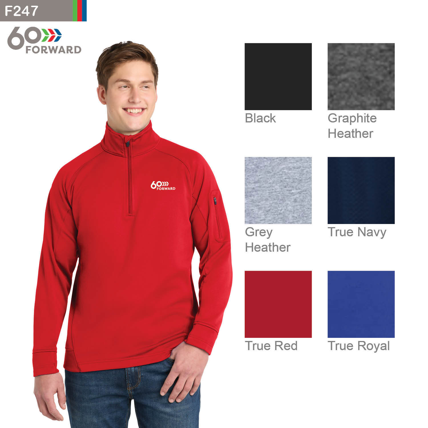 Sport-Tek® Tech Fleece 1/4-Zip Pullover