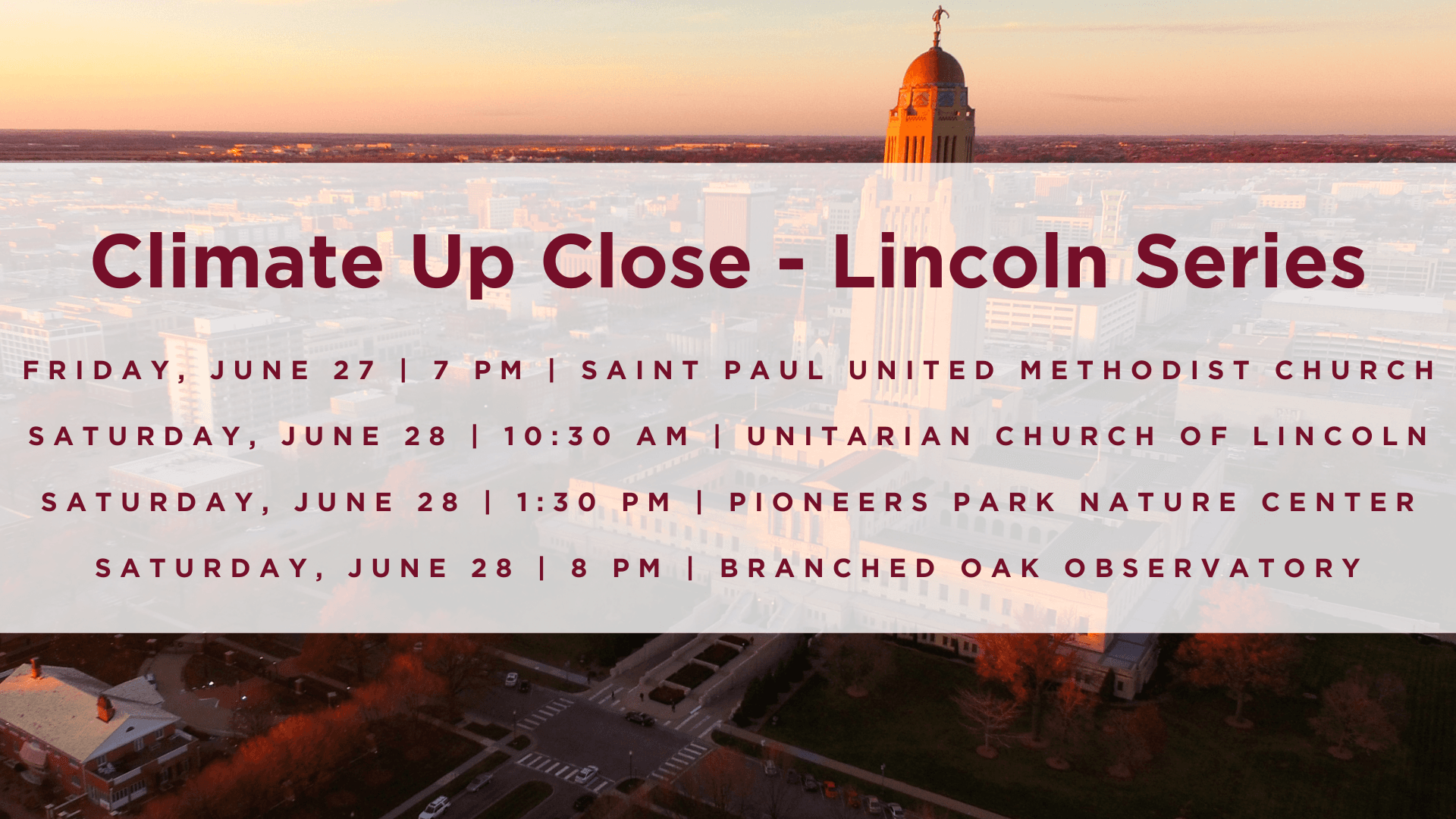 Climate Up Close - Lincoln Series