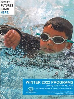 Winter 2022 Programs