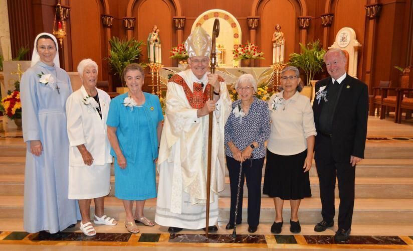 Religious Jubilarians, 2024 with Bishop Barbarito
