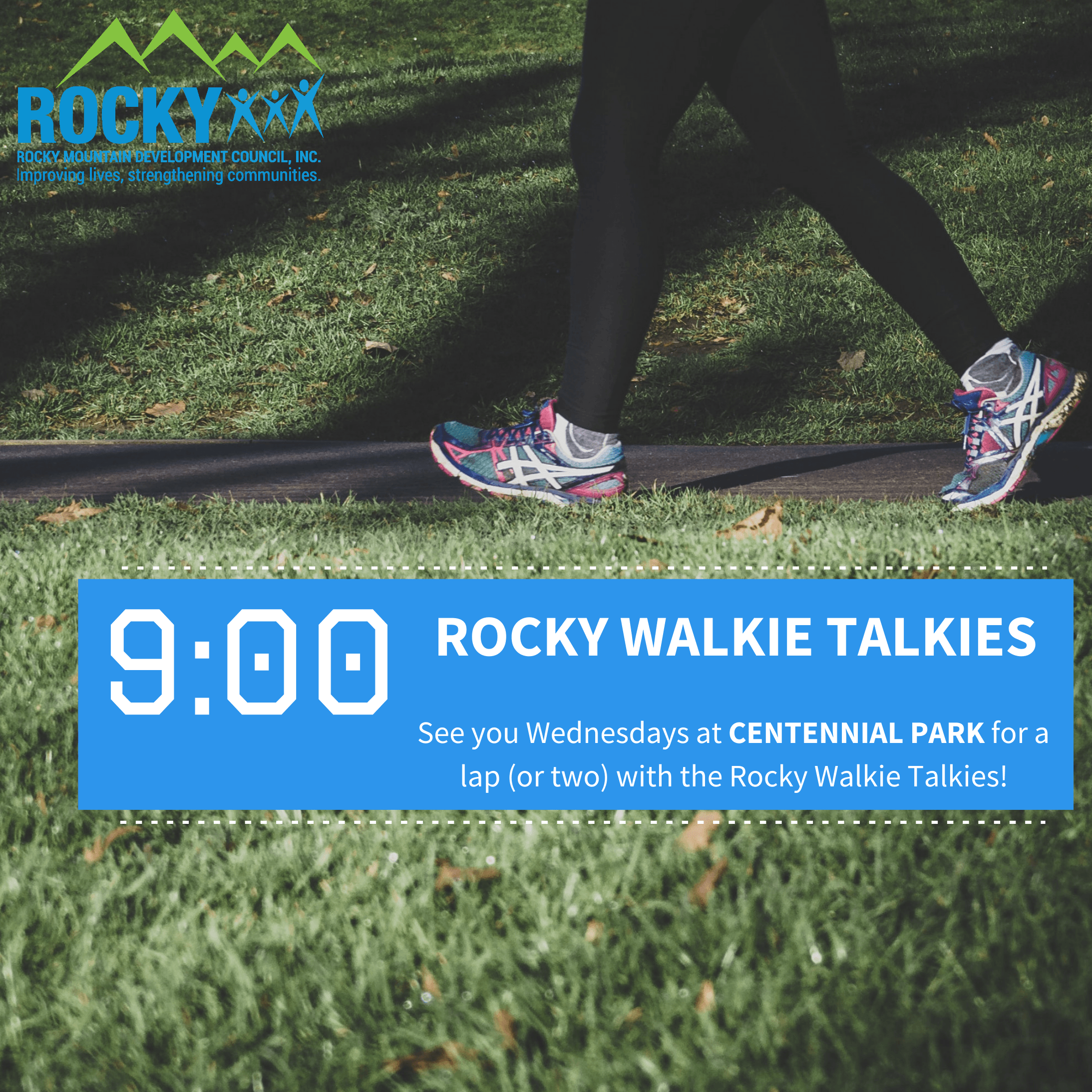 Join the Rocky Walkie Talkies on Wednesdays at 9 am