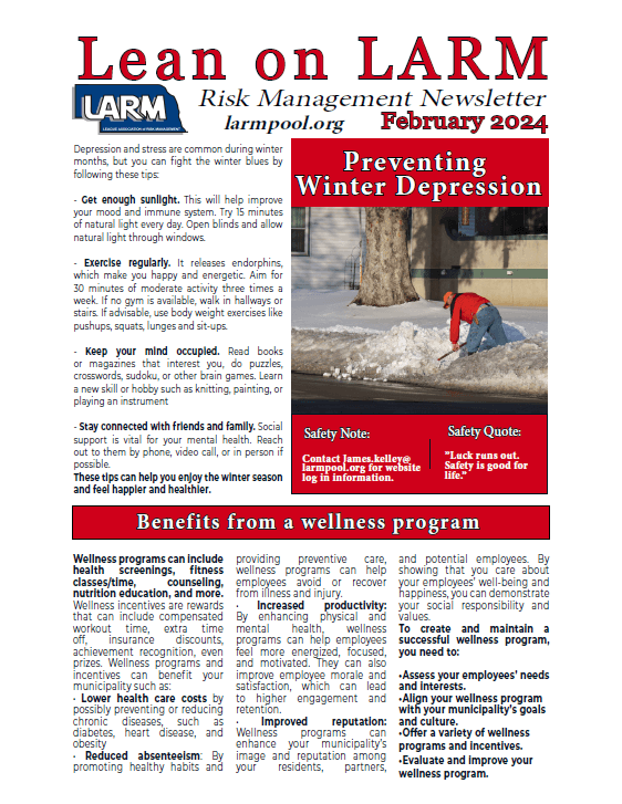 The February Lean on LARM Newsletter is available!