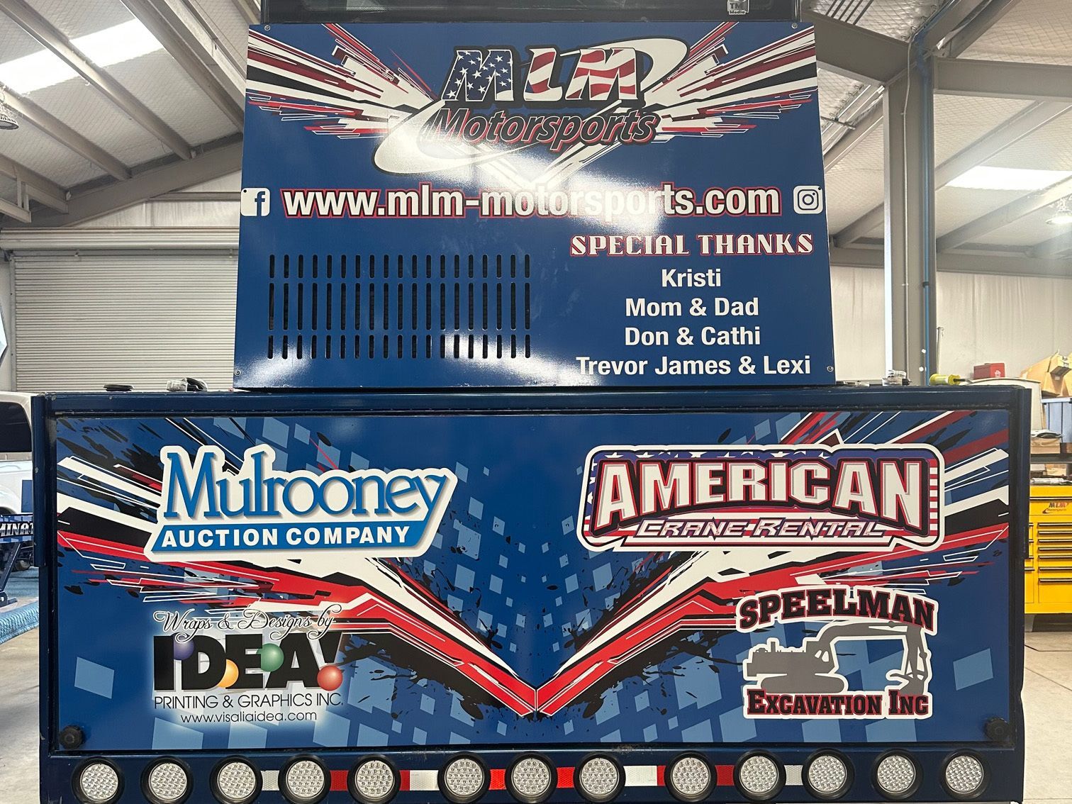 Vinyl Wrap for Tractor Pull Weight Sled