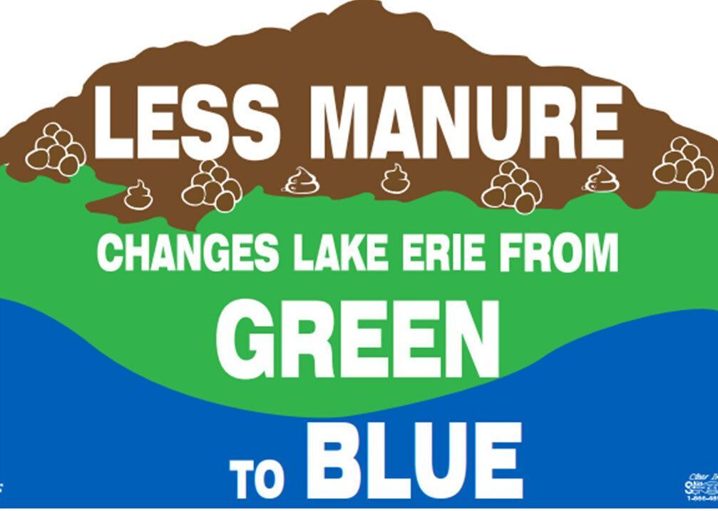 Less manure changes Lake Erie from GREEN to BLUE