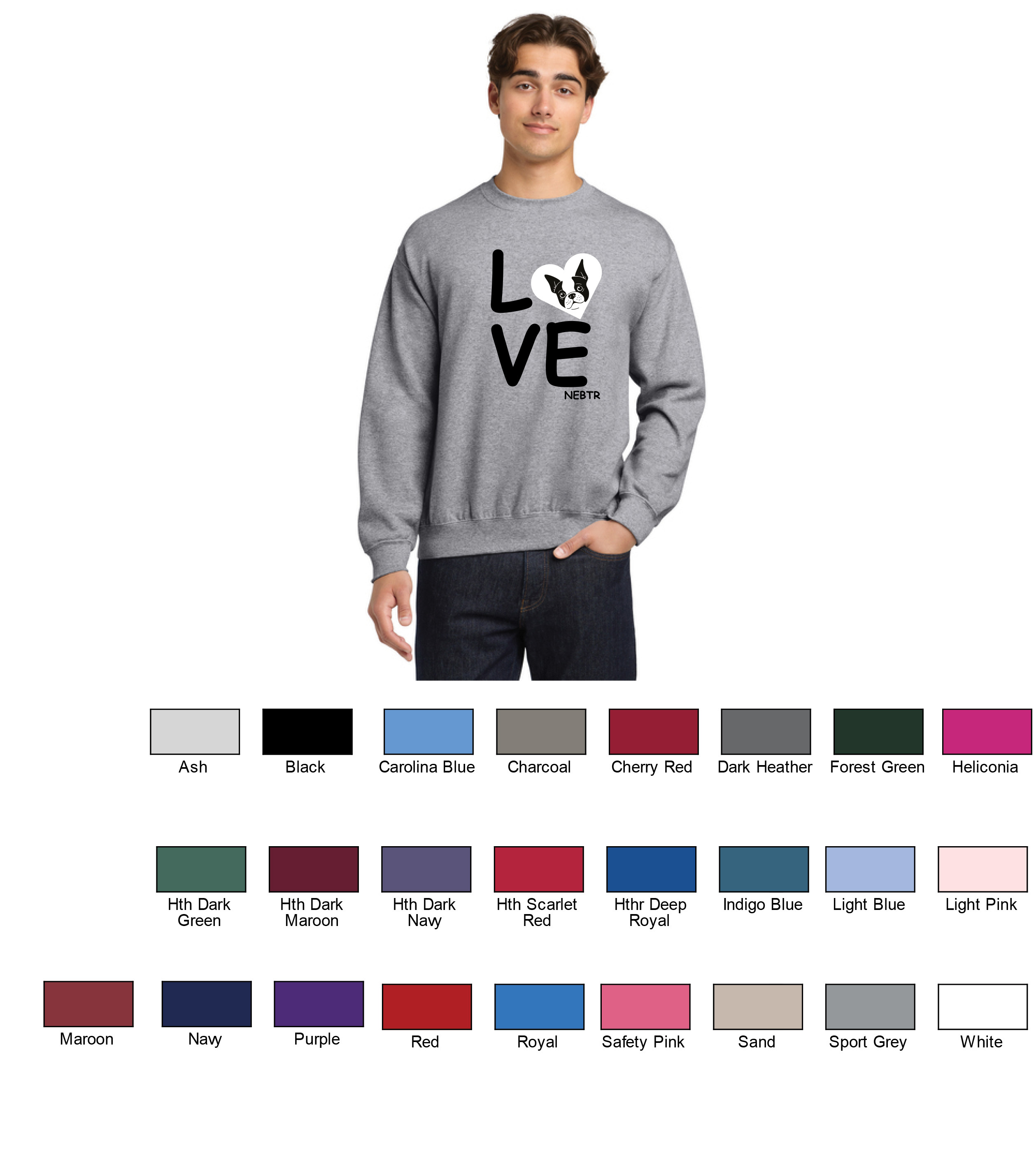 Love Crewneck Sweatshirt