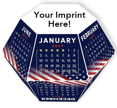 Stars and Stripes Pop-Up Calendar