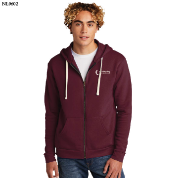 Next Level™ Unisex Beach Fleece Full-Zip Hoodie