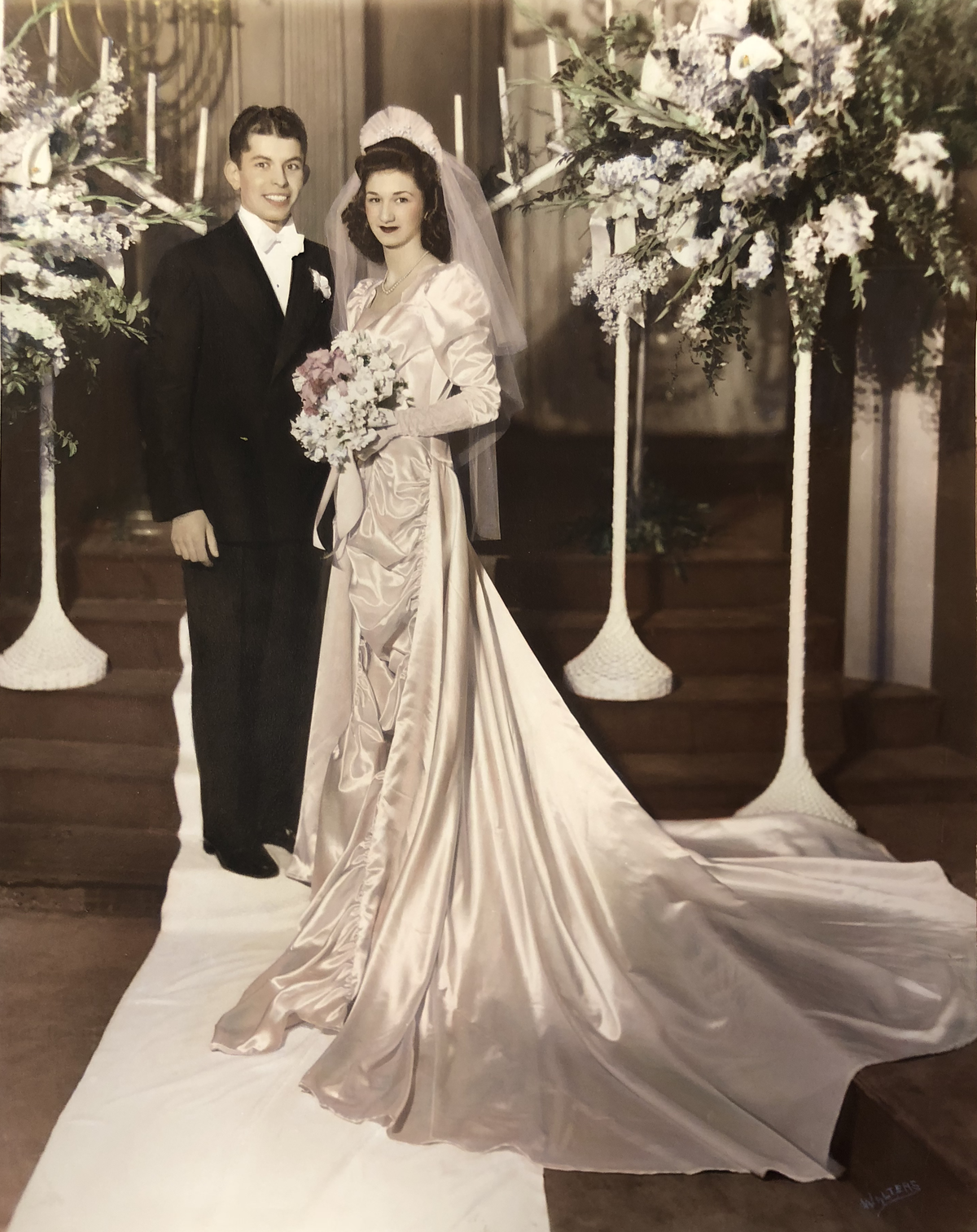 Becky and Jack Benaroya on their wedding day.