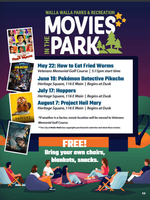 WW Parks & Rec FREE Movies in the Park